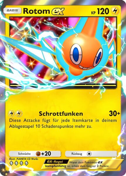 Rotom-ex-055-155-B4-Herrscher-der-Lüfte-Pokémon-TCG-Sammelkartenspiel-Pocket-Karte-neu