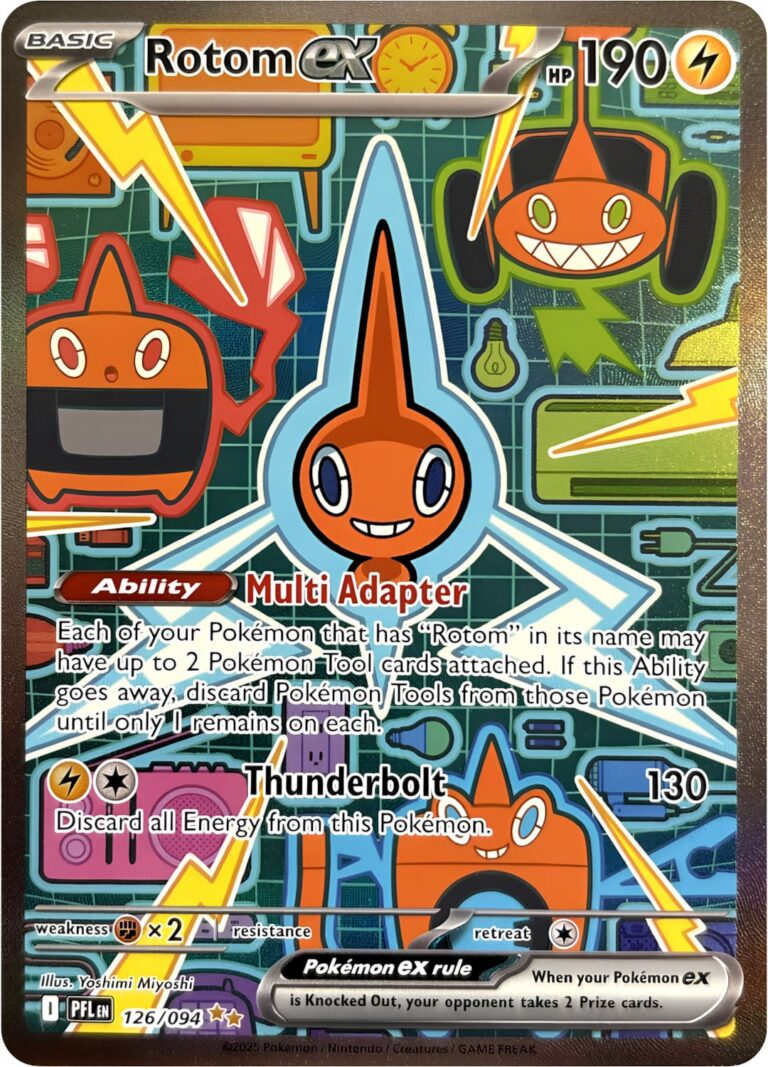 Rotom-ex-126-094-Special-Illustration-Rare-Pokémon-Karte-Phantasmal-Flames-Fatale-Flammen-Englisch