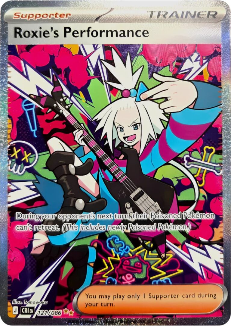 Roxies-Performance-121-086-Wachsendes-Chaos-Rising-Special-Art-Rare-Pokémon-Karte-Englisch-neu