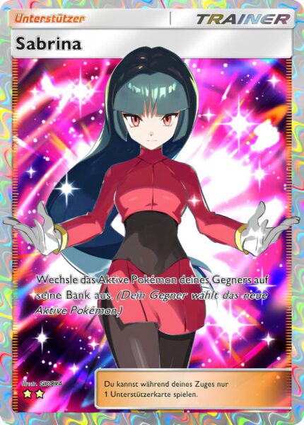 Sabrina-272-Full-Art-Pokémon-TCG-Sammelkartenspiel-Pocket-Unschlagbare-Gene-Digitale-Karte-2024