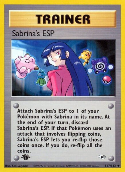 Sabrinas-ESP-117-132-Gym-Heroes-Pokémon-Karte-Englisch-TCG-Sammelkartenspiel-2000