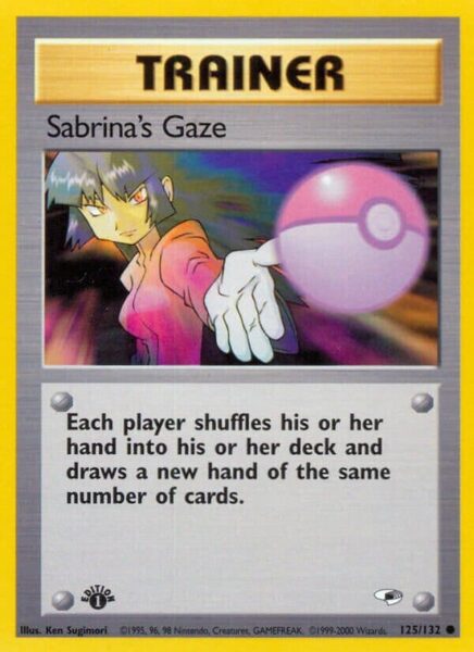 Sabrinas-Gaze-125-132-Gym-Heroes-Pokémon-Karte-Englisch-TCG-Sammelkartenspiel-2000
