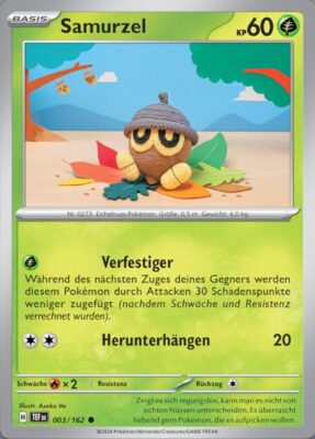 Samurzel_003-162_TEF-DE_Gewalten-der-Zeit_Temporal-Forces_Pokémon-Karte_Deutsch_TCG