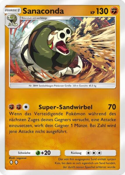 Sanaconda-096-155-B3-Pulsierende-Aura-Pokémon-TCG-Sammelkartenspiel-Pocket-Karte-Deutsch