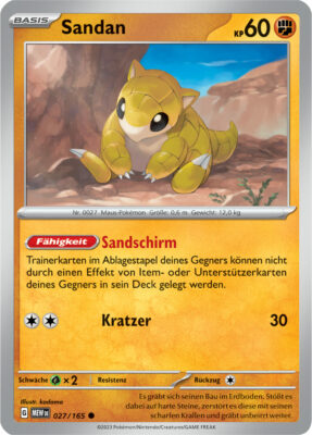 Sandan_027-165-Pokémon-Karmesin-Purpur-151-MEW-DE-Pokémon-Karte-Karten-Deutsch