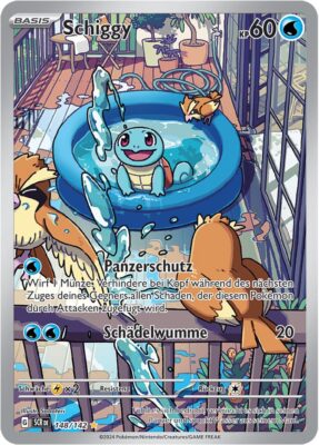 Schiggy-148-142-Karmesin-Purpur-Stellarkrone-Illustration-Rare-Pokémon-Karte-Deutsch-TCG-Sammelkartenspiel-2024