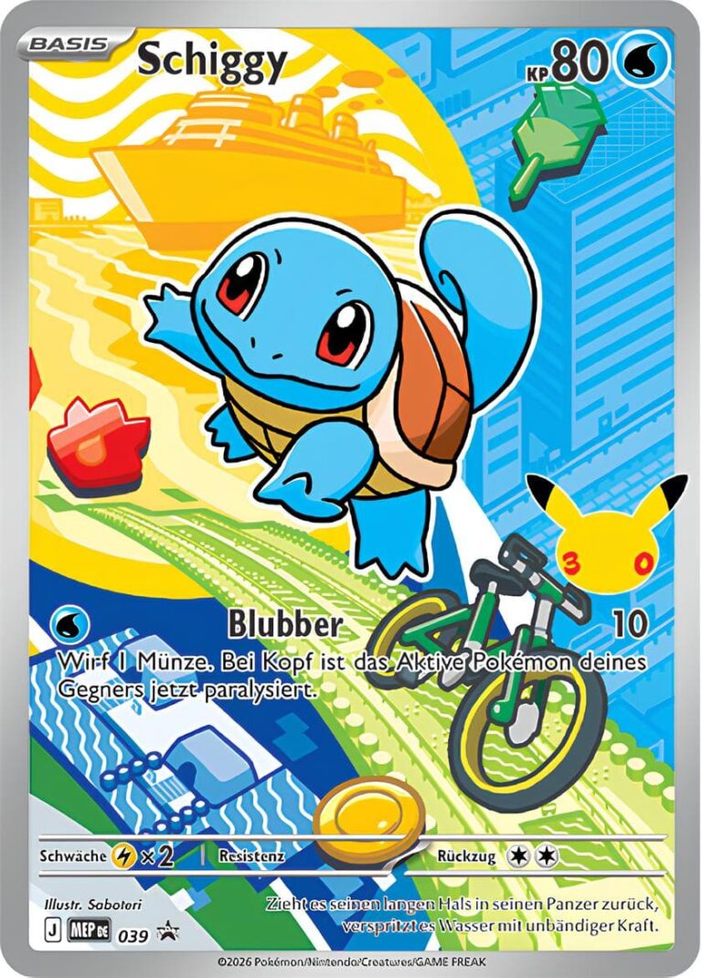 Schiggy-MEP-039-Promo-Pokémon-Karte-30.-Jubiläum-30th-Anniversary-Erste-Partner-Kollektion