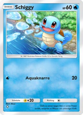Schiggy-Pokémon-TCG-Sammelkartenspiel-Pocket-Unschlagbare-Gene-Digitale-Karte-2024