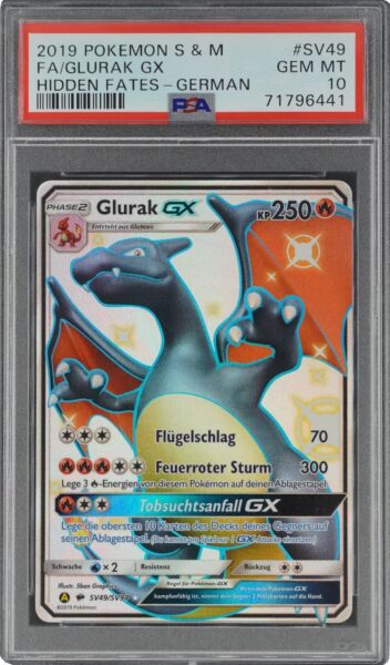 Schillerndes-Glurak-GX_SV49_Verborgenes-Schicksal_Pokémon-Karte_PSA-10_Deutsch