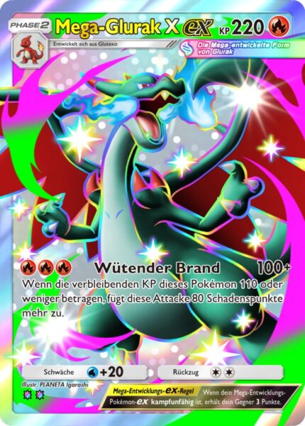 Schillerndes-Mega-Glurak-X-ex-B2b-Mega-Schillern-Pokémon-TCG-Pocket-Karte