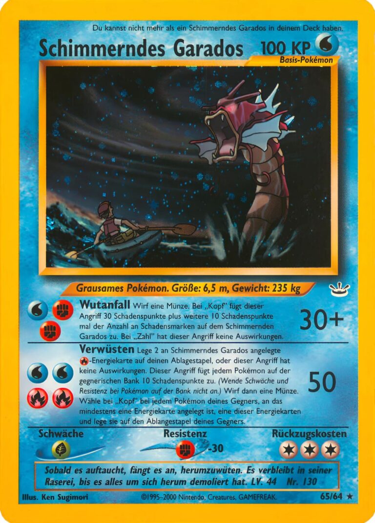 Schimmerndes-Garados_65-64_Neo-Revelation_Schimmernde-Holo-Pokémon-Karte_Deutsch