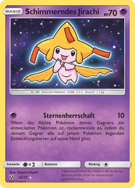 Schimmerndes-Jirachi-42-73-Schimmernde-Legenden-Pokémon-Karte-Deutsch