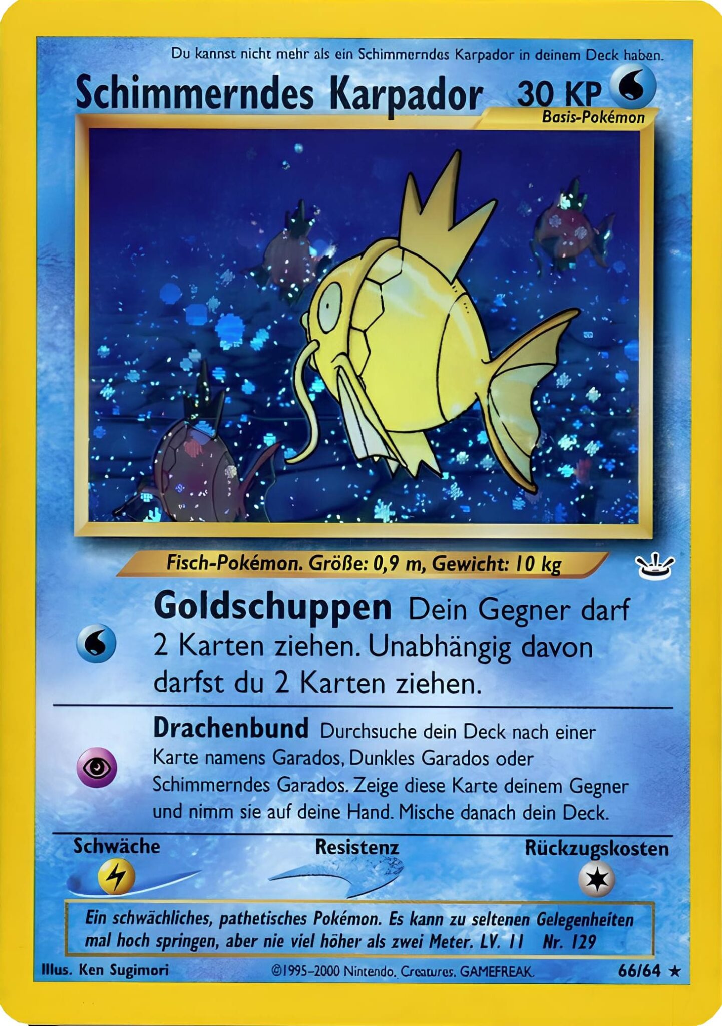 Auf Welchem Level Entwickelt Sich Karpador Die 10 wertvollsten Pokémon-Karten von Karpador! | PokeZentrum