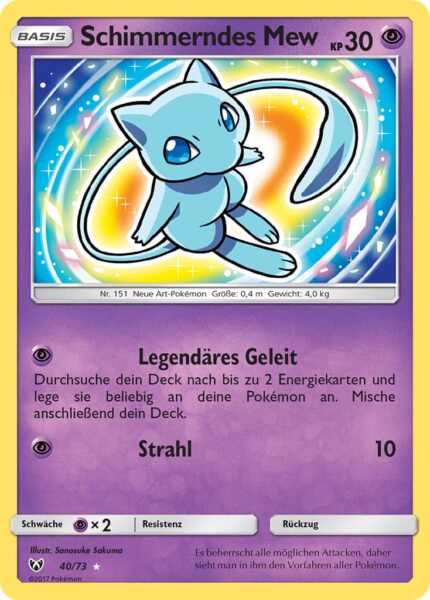 Schimmerndes-Mew-40-73-Schimmernde-Legenden-Pokémon-Karte-Deutsch