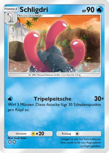 Schligdri-026-093-B2a-Wundervolles-Paldea-Pokémon-TCG-Sammelkartenspiel-Pocket-Karte-Deutch