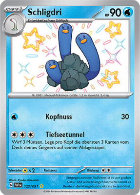 Schligdri_122-091_PAF-DE_Shiny_Schillernd_Paldeas-Schicksale_Pokémon-Karte_Deutsch