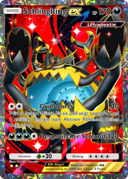 Schlingking-ex-079-069-A3a-Dimensionale-Krise-Pokémon-TCG-Sammelkartenspiel-Pocket-Full-Art-Karte