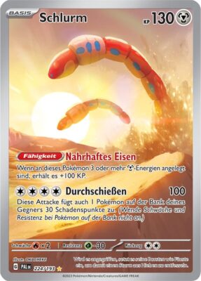 Schlurm_224-193_Entwicklungen-in-Paldea_Pokémon-Karte