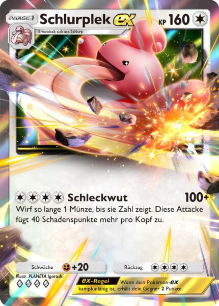 Schlurplek-ex-125-207-Kollision-von-Raum-und-Zeit-Pokémon-TCG-Sammelkartenspiel-Pocket-Karte