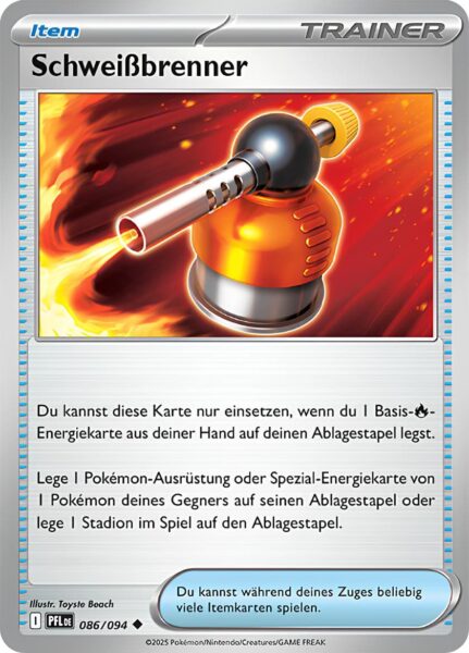 Schweißbrenner-086-094-Fatale-Flammen-Pokémon-Karte-Deutsch