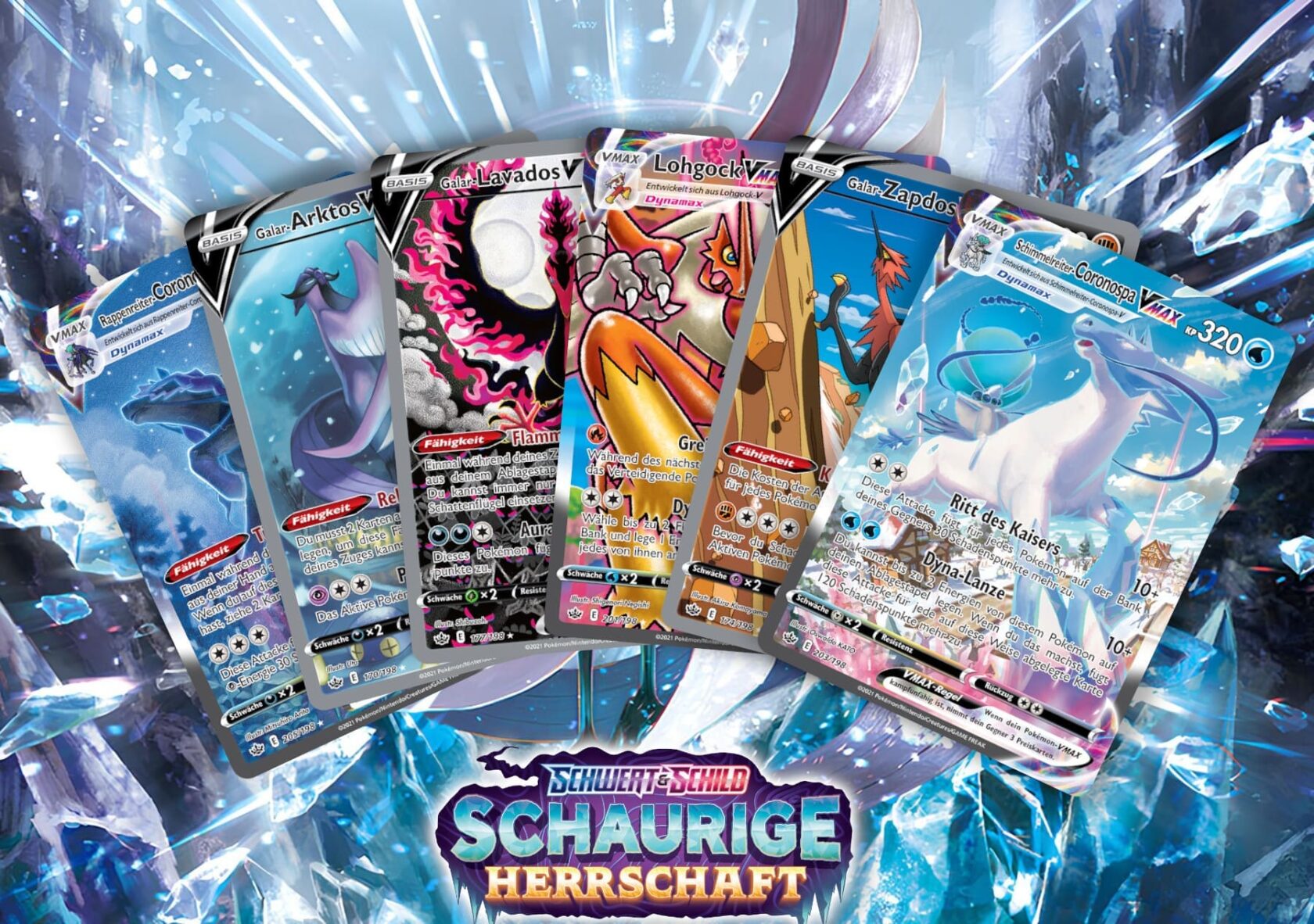 Schwert-Schild-Schaurige-Herrschaft-alle-Full-Art-Secret-Rare-Pokémon-Karten