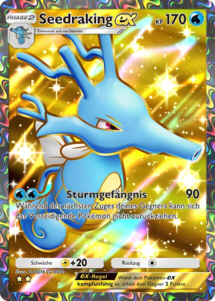 Seedraking-ex-188-161-Weisheit-von-Meer-und-Himmel-A4-Pokémon-TCG-Sammelkartenspiel-Pocket-Karte