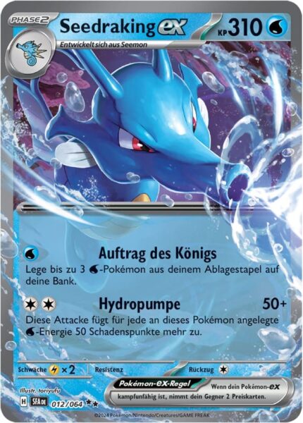 Seedraking-ex_012-064_SFA-DE_Nebel-der-Sagen_Pokémon-Karte_Deutsch-TCG-Sammelkartenspiel_Karmesin-Purpur