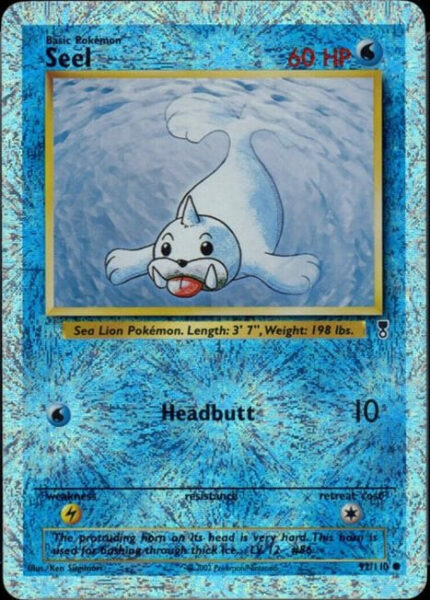 Seel_Jurob_92-110_Legendary-Collection-Reverse-Holo_Pokémon-Karte
