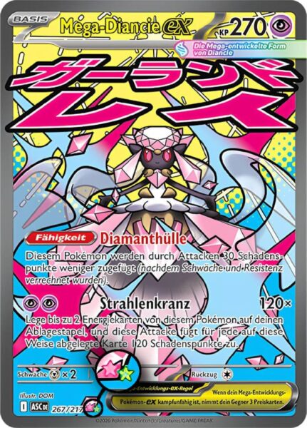 Seltene-Pokémon-Karten-erkennen-Seltenheitsstufen-Mega-Attacke-Attack-Rare-pinker-grüner-Stern-Übersicht-Liste-TCG-Sammelkartenspiel-2026