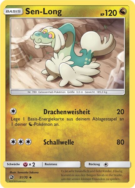 Sen-Long-51-70-Majestät-der-Drachen-Pokémon-Karte-Deutsch-TCG-Sammelkartenspiel