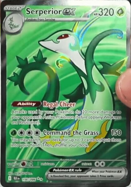 Serperior-ex-156-086-BLK-Black-Bolt-Schwarze-Blitze-Pokémon-Karte-Englisch