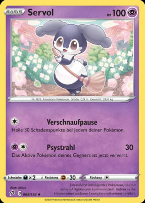 Servol-088-Clash-der-Rebellen-Pokémon-Karte