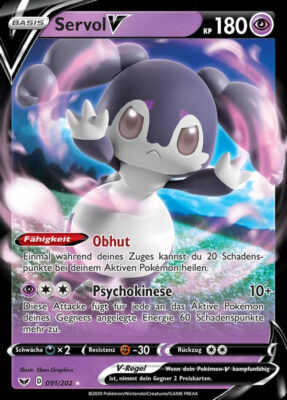 Servol-V-091-Schwert-Schild-Pokémon-Karte