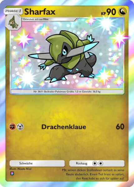 Sharfax-109-069-B2b-Mega-Schillern-Pokémon-TCG-Sammelkartenspiel-Pocket-Karte-Deutsch