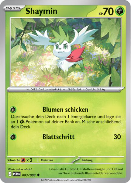 Shaymin-003-088-Optimale-Ordnung-Pokémon-Karte-Deutsch