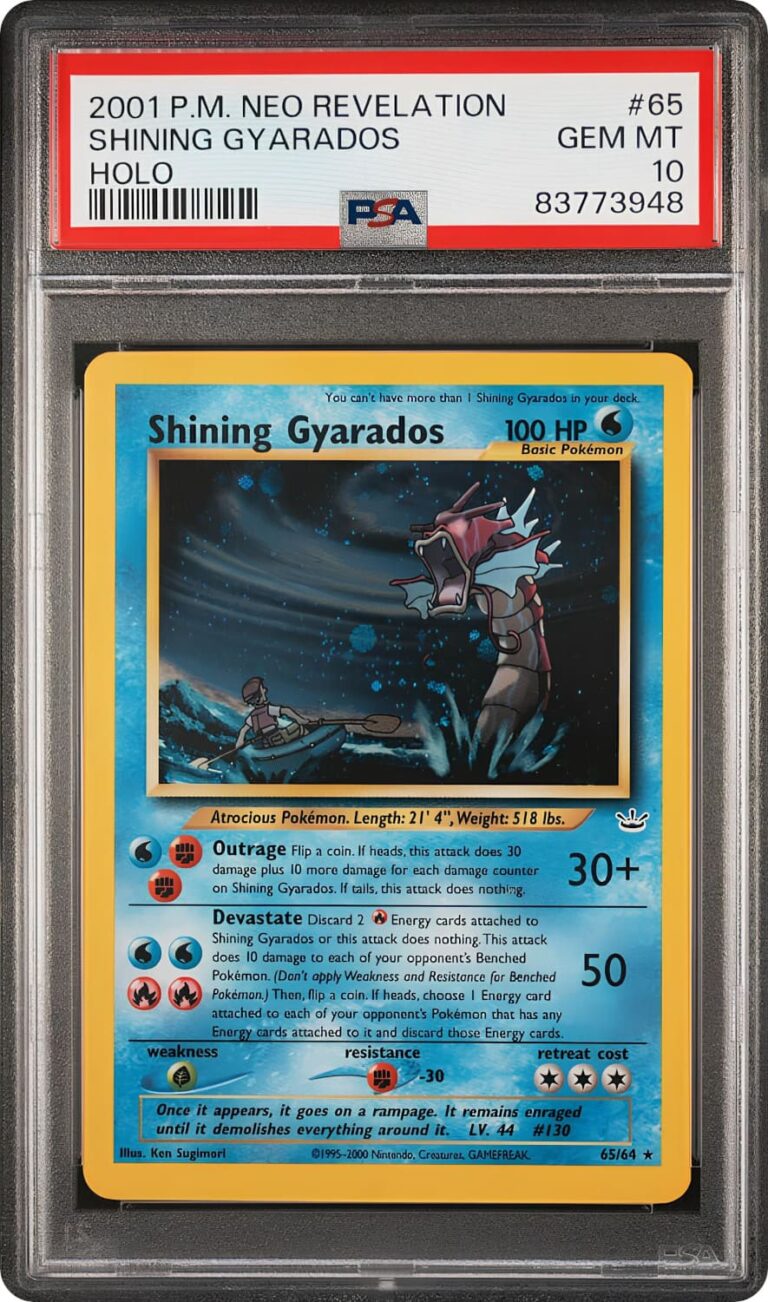 Shining-Gyarados-Garados-65-64-Neo-Revelation-Pokemon-Karte-PSA-10-Englisch