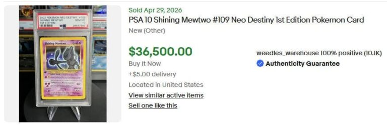 Shining-Mewtwo-Schimmerndes-Mewtu-109-Neo-Destiny-PSA-10-Wert-Preis-April-2026