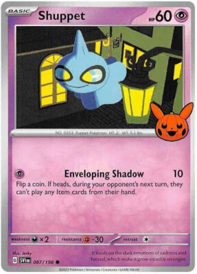 Shuppet_087-198_Pokémon-Trick-or-Trade-BOOster-2023-Karte_Halloween