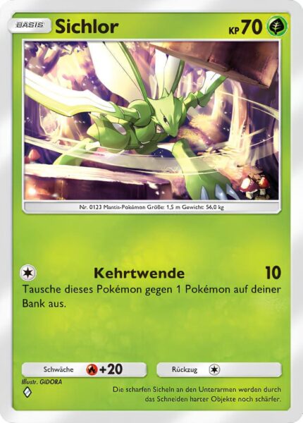 Sichlor-001-069-B2b-Mega-Schillern-Pokémon-TCG-Sammelkartenspiel-Pocket-Karte-Deutsch