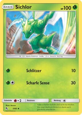 Sichlor_Verborgenes_Schicksal_5-68_Pokémon-Karte