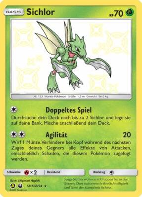 Sichlor_Verborgenes_Schicksal_SV1-SV49_Pokémon-Karte