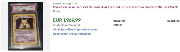Simsala-1-102-Base-Set-Pokémon-Karte-1st-Edition-PSA-10-Top-Verkäufe-Preis-eBay-September-2024