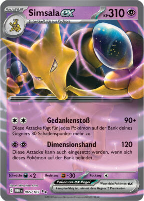 Simsala-ex_065-165-Pokémon-Karmesin-Purpur-151-MEW-DE-Pokémon-Karte-Karten-Deutsch