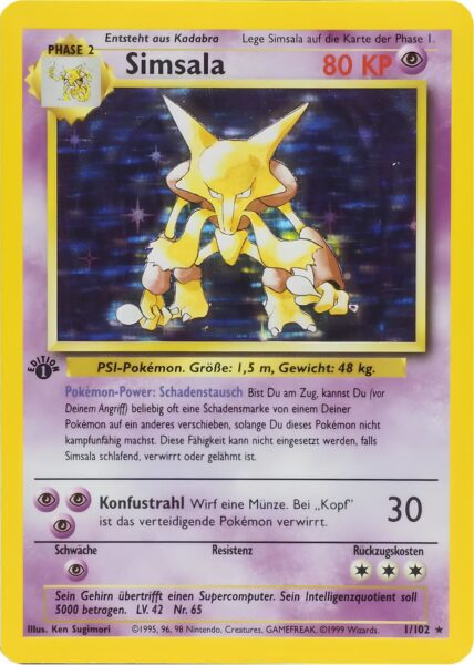 Simsala_1-102_Base-Basis-Set_Grundset_1st-Edition-Pokemon-Karte_Deutsch