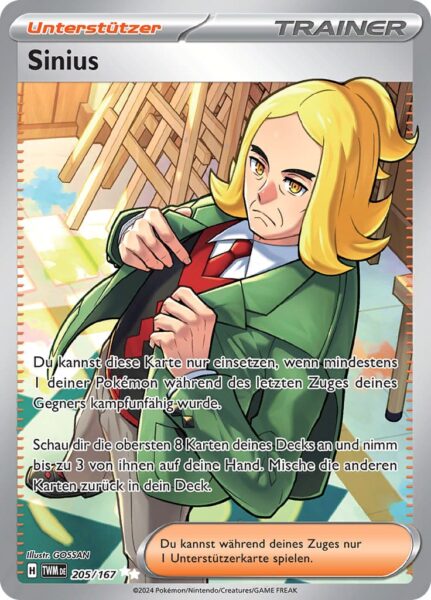 Sinius_205-167_TWM-DE_Maskerade-im-Zwielicht_Secret-Rare_Full-Art_Pokémon-Karte_Deutsch