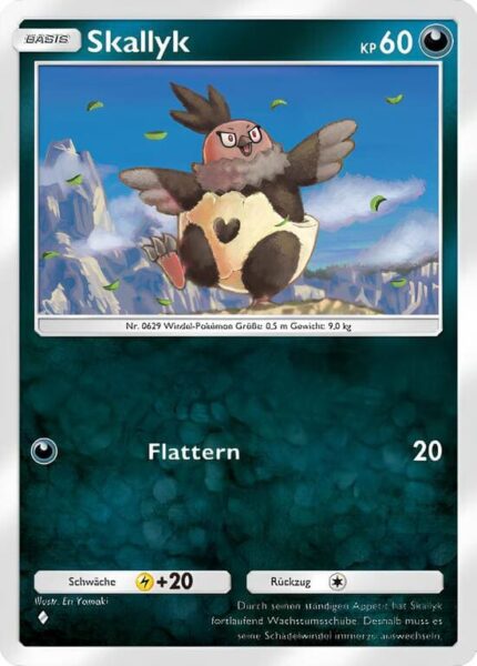 Skallyk-109-155-B3-Pulsierende-Aura-Pokémon-TCG-Sammelkartenspiel-Pocket-Karte-Deutsch