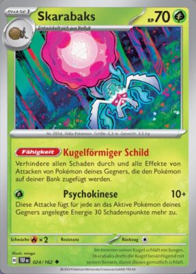 Skarabaks_024-162_TEF-DE_Gewalten-der-Zeit_Temporal-Forces_Pokémon-Karte_Deutsch_TCG