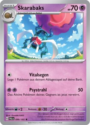Skarabaks_099-193_Entwicklungen-in-Paldea_Pokémon-Karte