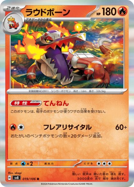 Skelokrok-019-106-SV8-Super-Electric-Breaker-Pokémon-Karte-Japan-TCG-2024-1