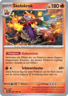 Skelokrok-031-191-SSP-DE-Karmesin-Purpur-Stürmische-Funken-Pokémon-Karte-Deutsch-TCG